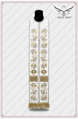 Epitrahil brodat cu vita de vie si cristale Swarovski Epi-19