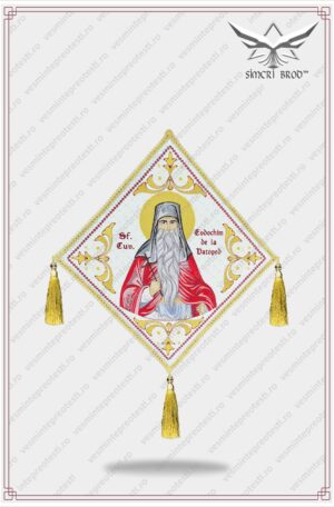 Bedernita brodata cu Sf Cuv Evdochim