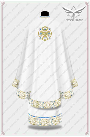 B 41 alb albastru SimcriBrod spate